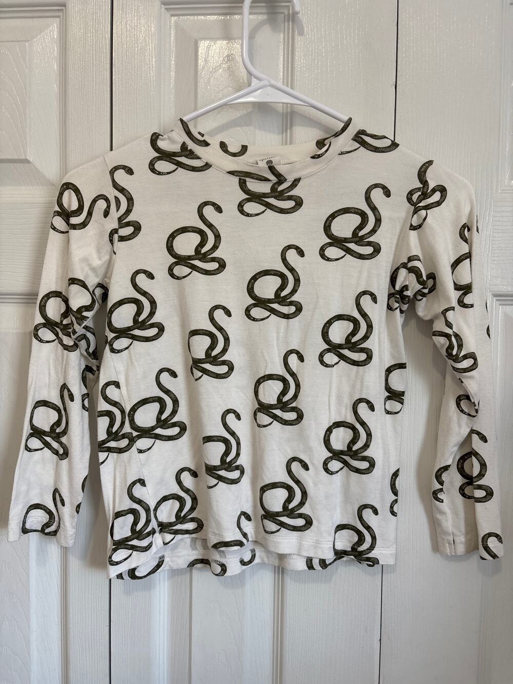 Kate Quinn Bamboo Kids Snake Print Shirt Size 8